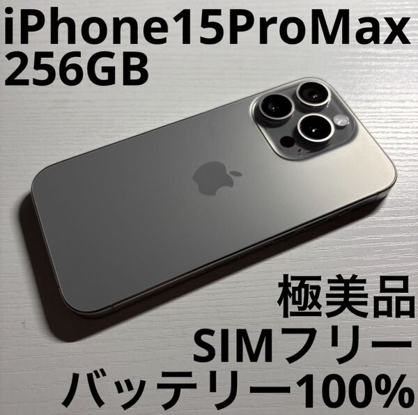 iPhone15 Pro Max 256GB ナチュラルチタニウム SIMフリー