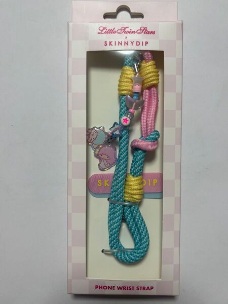 新品 SKINNYDIP リストストラップ キキララ リトルツインスターズ サンリオキャラクターズ