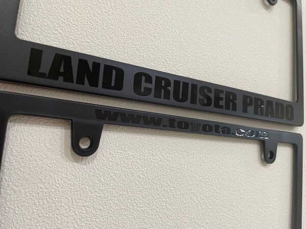 車検対応 ナンバーフレーム トヨタ ランクル プラド ハイラックス ハイエース TOYOTA TRD ランドクルーザー