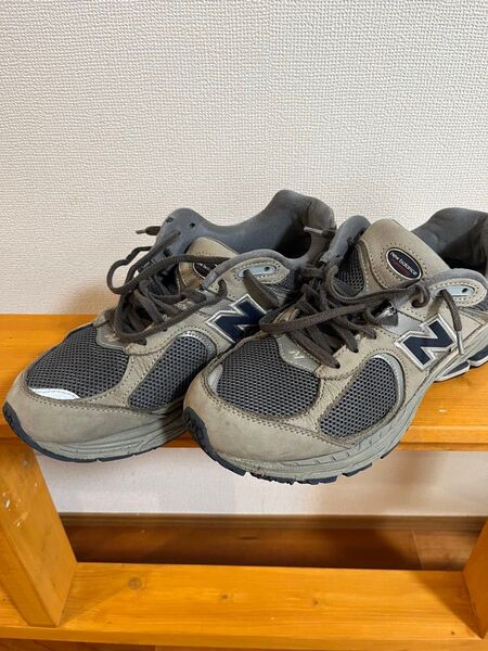 New Balance 2002 グレー/ネイビー 27.5cm