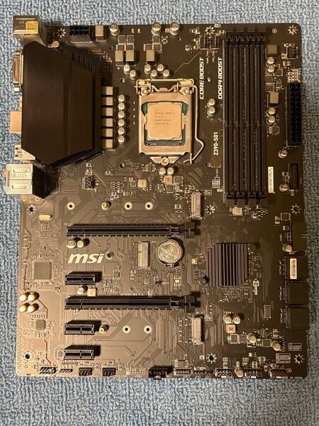 msi Z390 -S01 動作確認済 LGA1151 i3-8100 コルセア4gb×2 8GB CPUクーラーRGB セット