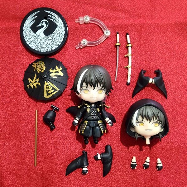 ねんどろいど 刀剣乱舞 鶴丸国永 義伝 暁の独眼竜 黒鶴丸 黒鶴 フィギュア グッドスマイルカンパニー