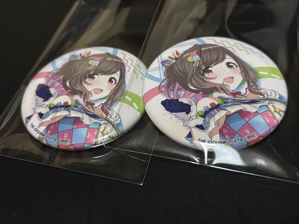 月岡恋鐘 2点 Song for Prism アートワークス 発売記念 缶バッジ シャニソン アイドルマスターシャイニーカラーズ
