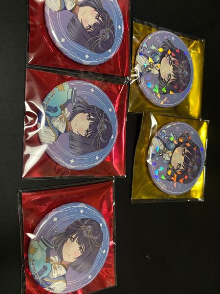 5点 秦谷美鈴 学園アイドルマスター SMILE BASE CAFE 缶バッジ