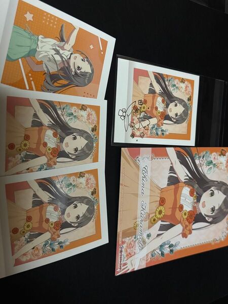 倉本千奈 箔押し ぱしゃこれ 学園アイドルマスター サイン 通常 ノーマル 特典 イラストカード 学マス