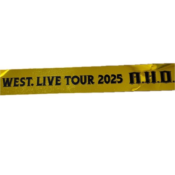 WEST LIVE TOUR 2025 A.H.O 銀テープ