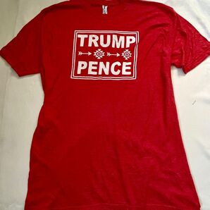 TULTEX アメカジUネックTシャツ TRUMP レッド系 XXL size