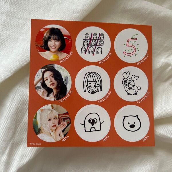 twice #twice5 ステッカー