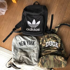 adidas,DUCK,NEW YORKlik3 шт. комплект 