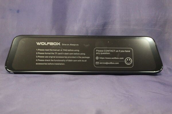 WOLFBOX ドライブレコーダー G900 (フロント4K、リア2.5K)