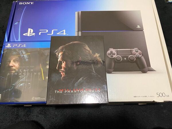 PS4 本体 500GB ソフト2本コントローラー1個付き