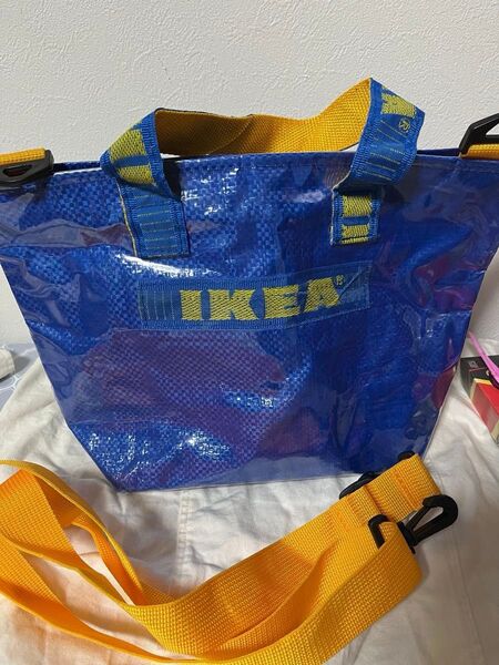 IKEA イケア ショルダー ハンドバッグ ビニール 未使用 リメイク トートバッグ