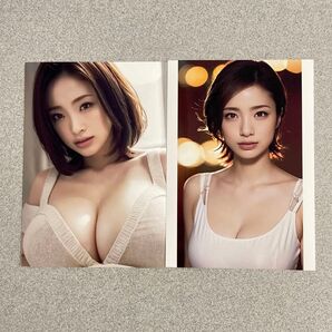 AI 美女 L判写真10枚セット