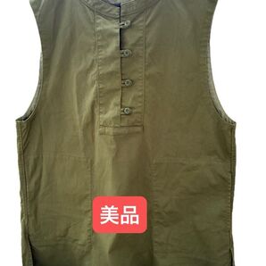 studio CLIP ノースリーブチュニック グリーン