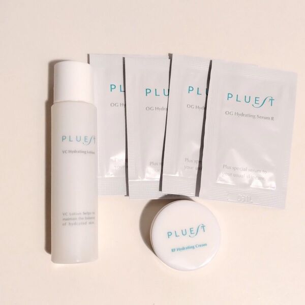 お試し3種 PLUEST プルエスト 化粧水 美容液 クリーム 旅行 トラベル ミニサイズ