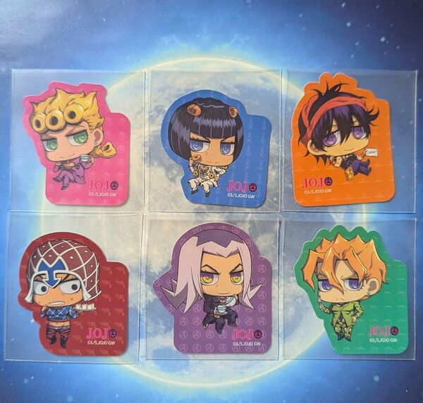 J-WORLD 景品 黄金の風 ブチャラティチーム ステッカー セット ジョジョの奇妙な冒険 JOJO