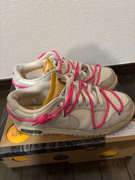 NIKE × Off-White Dunk Low Lot 12 Of 50