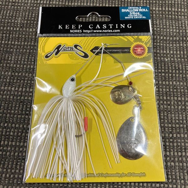 NORIES CRYSTAL S SHALLOW ROLL 3/8oz スピナーベイト