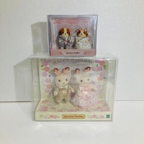 シルバニアファミリー 赤ちゃんペアセット ウエディング シフォンイヌ すてきなウエディングペアセット ピンク Wedding