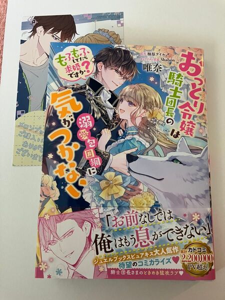 特典カード付き★おっとり令嬢は騎士団長の溺愛包囲網に気がつかない もふもふしてたら求婚ですか? 唯奈/漫画 柚原テイル
