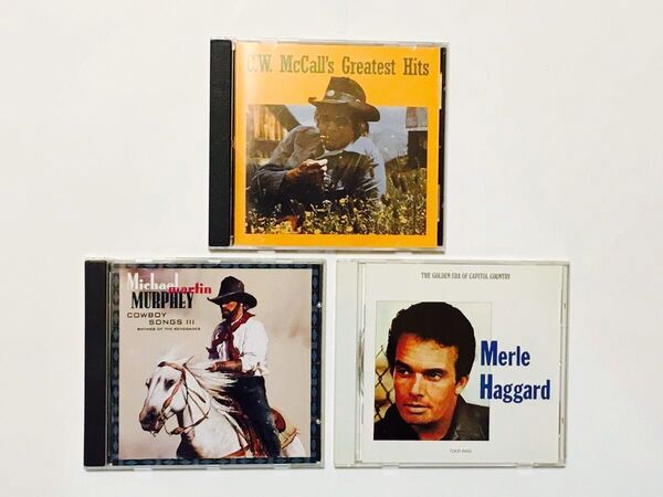 【CD3枚セット】カントリー C.W.McCall、Michael Martin Murphy、Merle Haggard