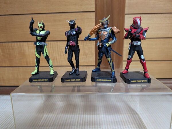 HG仮面ライダー NEW EDITION Vol.1 全4種 フルコンプ ゼロワン.W.鎧武.ドライブ