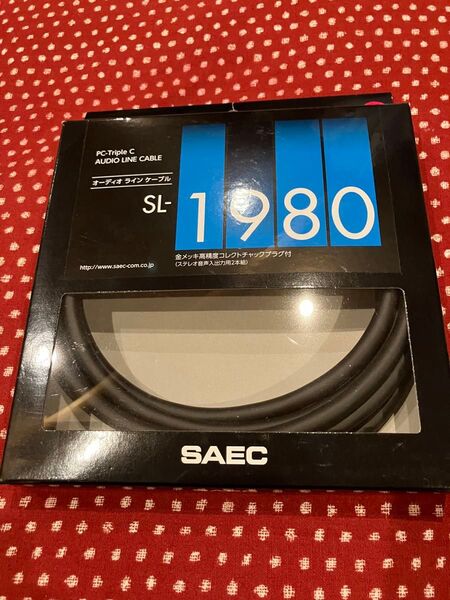 SAEC SL-1980 RCAケーブル 1.2m