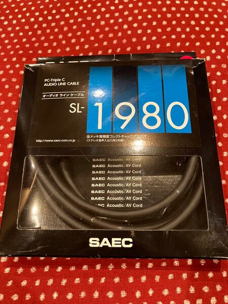 SAEC SL-1980 RCAケーブル 1.2m