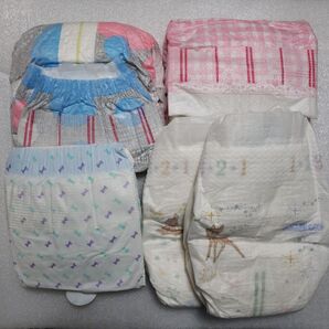 老犬介護などに 犬用おむつ 乳幼児(人間)用おむつ お試しセット