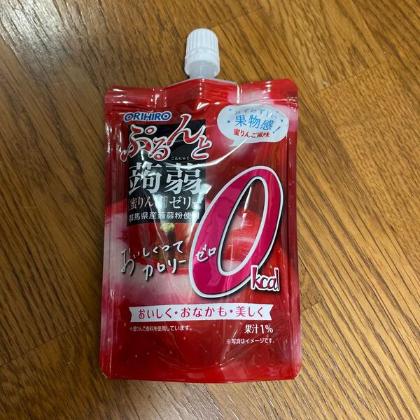 ぷるんと蒟蒻ゼリー スタンディング カロリーゼロ 蜜りんご 130g パウチ
