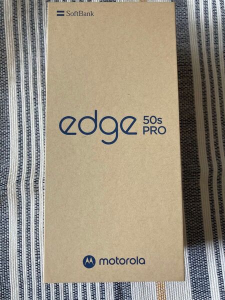 新品未使用 motorola edge 50s PRO バニラクリーム