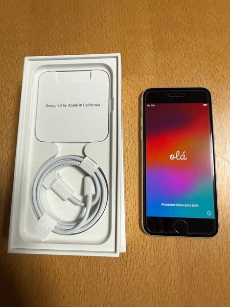 iPhone SE2 64GB ホワイト SIMフリー 美品 バッテリー容量89%
