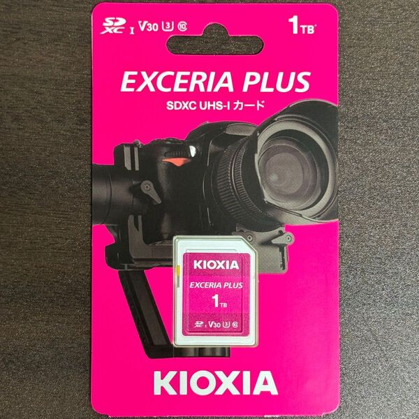 【新品未開封】〜5/25限定特価 正規品 KIOXIA EXCERIA PLUS SDXCカード 1TB【高速100MB/s】