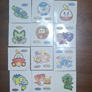 ポケモンパン ポケモンデコキャラシール 12枚
