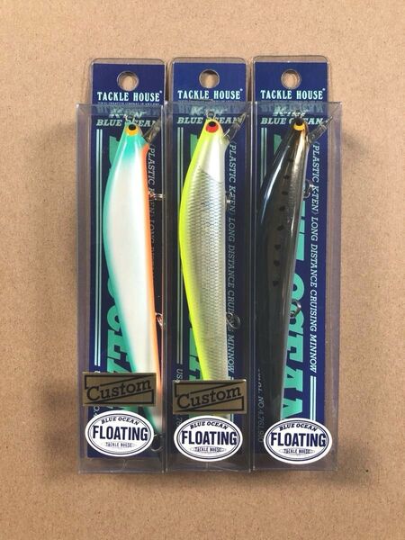タックルハウス K-TEN ブルーオーシャン BKF125 125mm 16g 未使用 3点 カスタムカラー ヒラメ シーバス