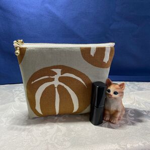 12番 ハンドメイド F14 スイカ柄ポーチ