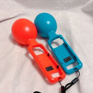 Nintendo Switch コントローラー用アタッチメント 赤 青