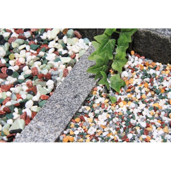 正宇トレードLLC 五色 玉砂利(5色入り)天然石 2分(6-9mm) 20kg
