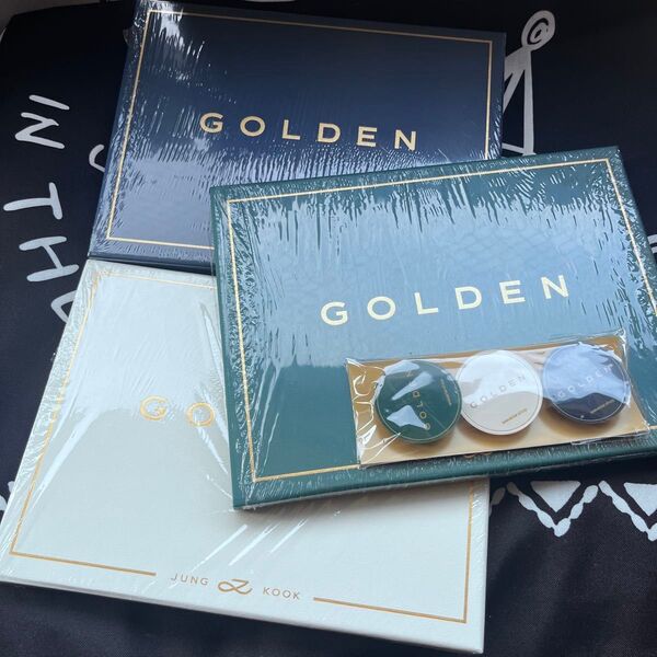 BTS ジョングク GOLDEN アルバム CD 3種+グリップトック3種セット付き BTS ジョングク GOLDEN