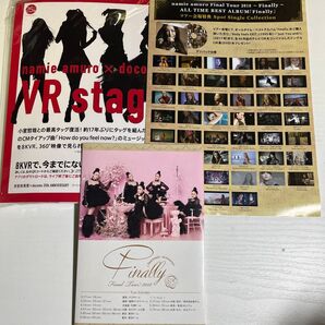 非売品 安室奈美恵 finally ライブ グッズ 特典 VR チラシ 限定