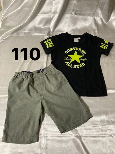 CONVERSE Tシャツ&ハーフパンツ セットアップ 110サイズ2点セット