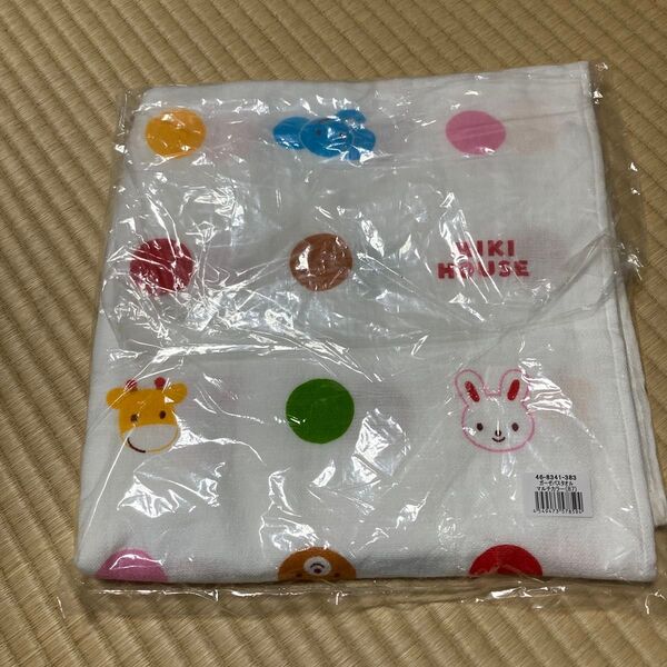 ミキハウス バスタオル ホットビスケッツ 新品