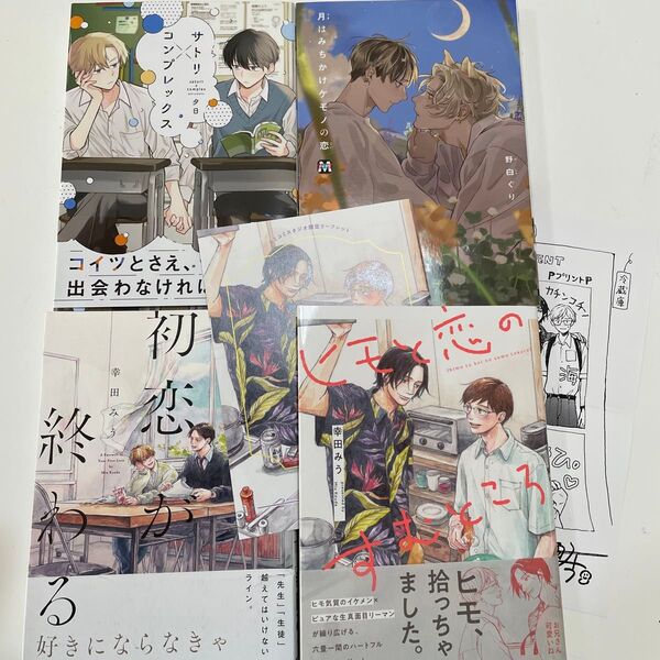 君の初恋が終わる ヒモと恋のすむところ 幸田みう ※リーフレット ペーパー付 サトリ×コンプレックス 月のみちかけケモノの恋