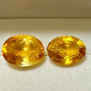 シトリン計35カラット ルース
