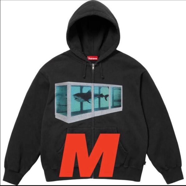 Supreme x Damien Hirst Zip Up Hooded Sweatshirt "Black"M