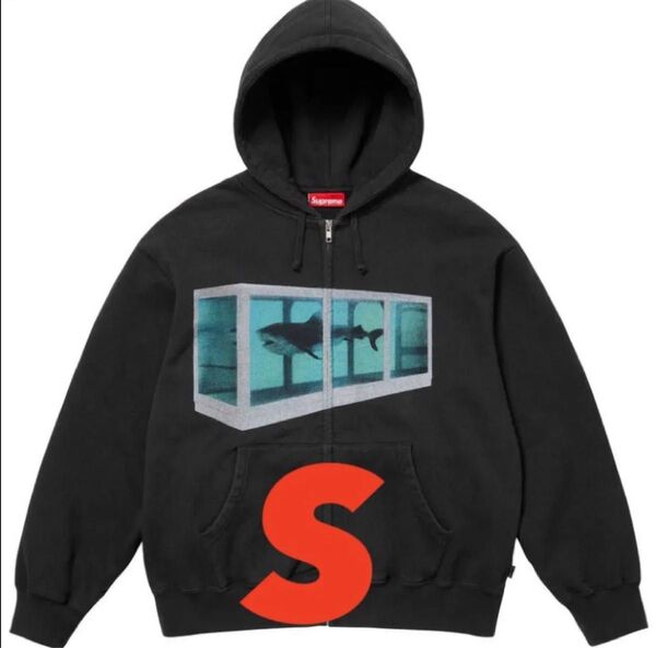Supreme x Damien Hirst Zip Up Hooded Sweatshirt "Black"S