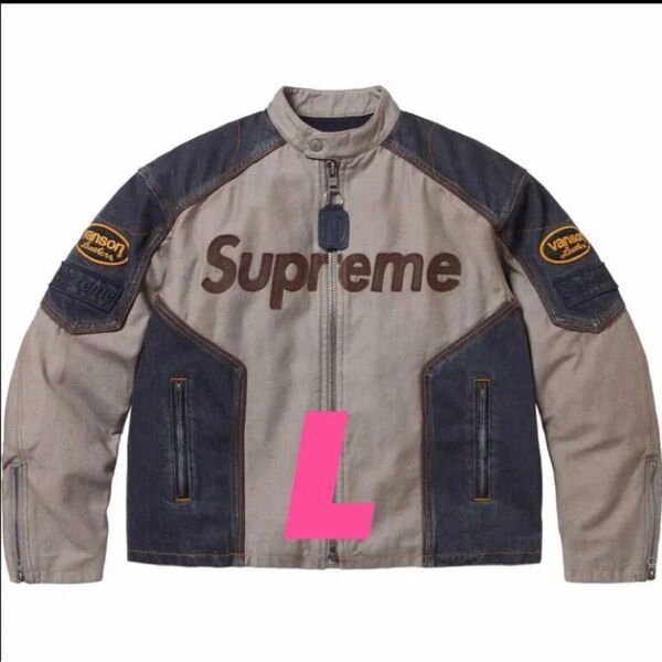 Supreme x Vanson Leathers Cordura Cotton Jacket "Denim"