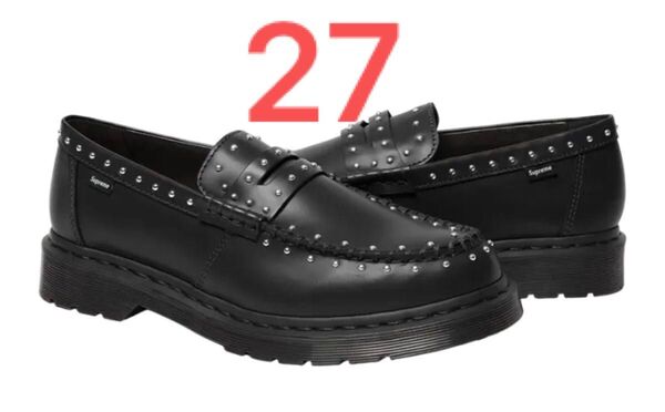 Supreme × Dr.Martens Studded Penton Loafer "Black" 25SS