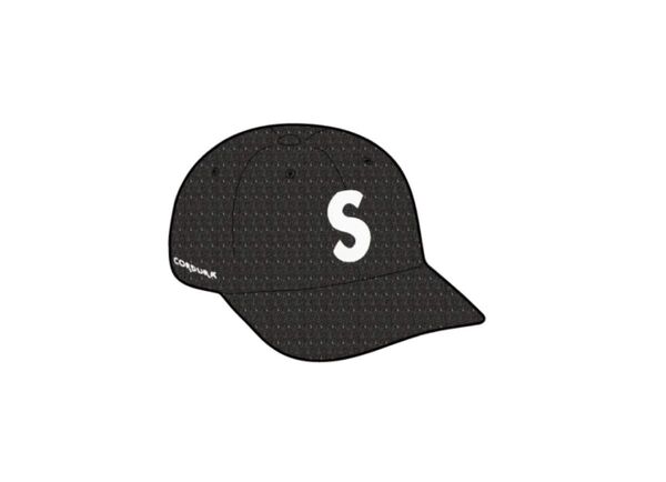 Supreme Cordura Denim S Logo 6-Panel "Black"