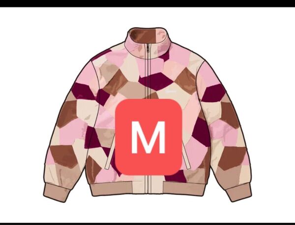 Supreme Patchwork Velour Track Jacket "Tan"